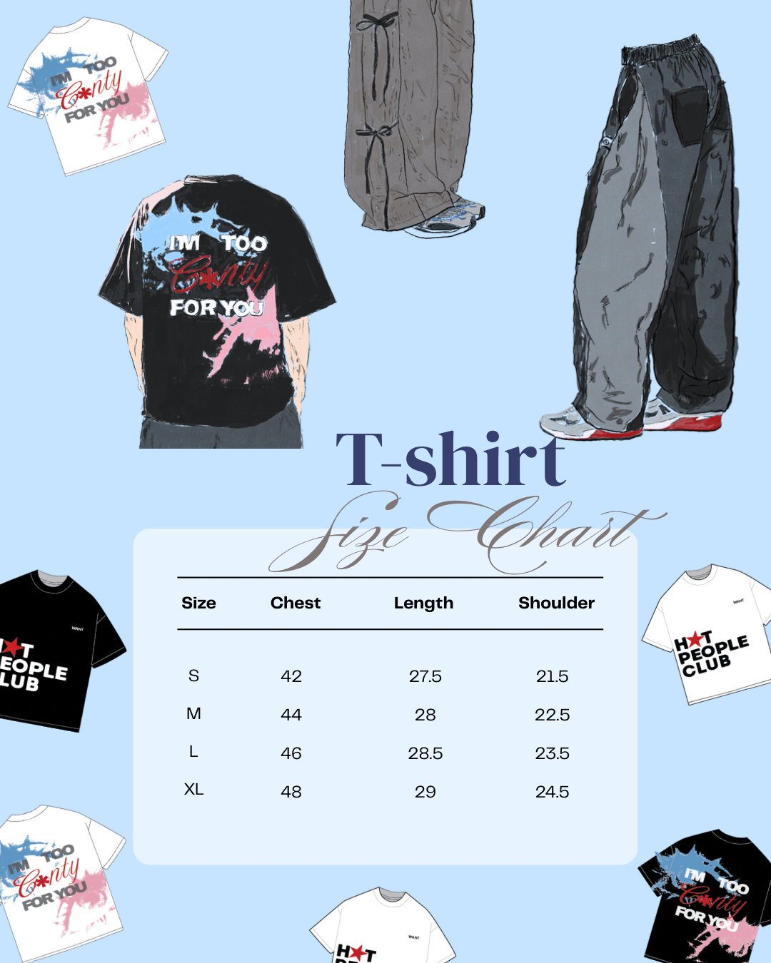 "Hot People Club" Tee